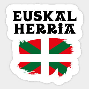 Euskal Herria Flag Basque Country Ikurrina Sticker